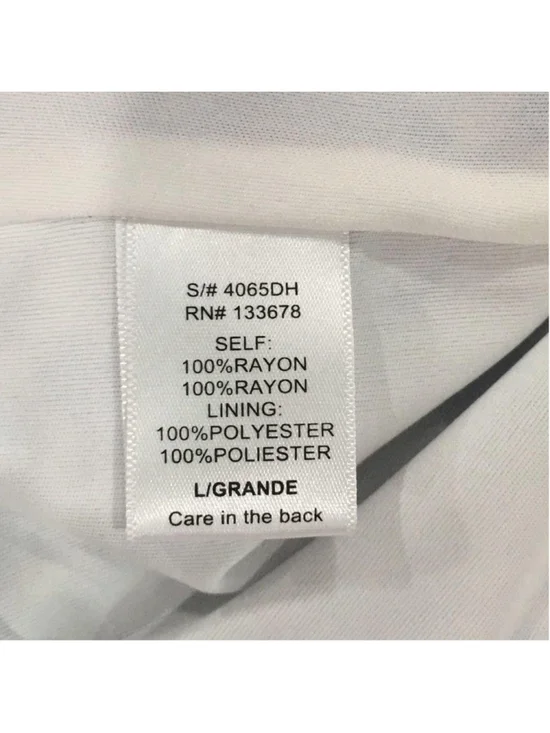 Love Tree Blue White Plaid Sleeve Dress Large - Picture 6 of 7